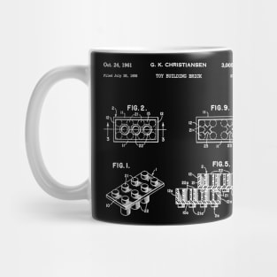 Lego Brick Patent Mug